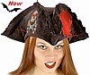 Tattered Black Pirate Hat